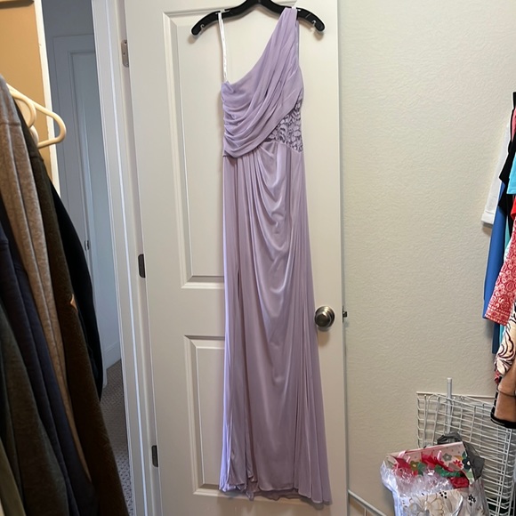 David's Bridal Dresses & Skirts - David’s Bridal lavender long dress, size 4, length of 65 inches.